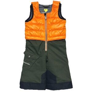 Obermeyer Chilkat Snow Bibs I-Grow Size 1 Toddler XS‎ Kids Insulated Ski Pants